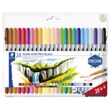 ESTUCHE CARTÓN CON 12 ROTULADORES DOBLE PUNTA COLORES PASTEL STAEDTLER 3200 C12PA (Espera 4 dias)